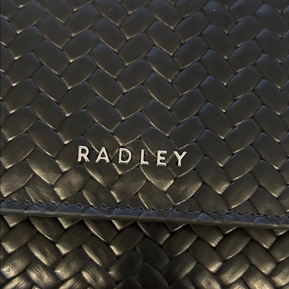 Radley London Westwell Lane Black Woven Leather Wallet NWT - Picture 6 of 6